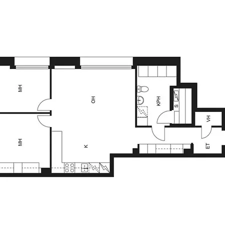 Apartamento Modern Two-bedroom With Sauna & Free Parking *